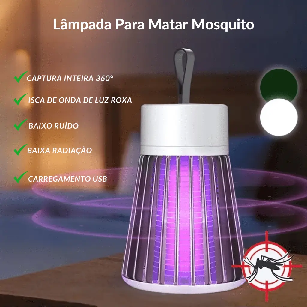 Lâmpada-Elétrica-Mata-Mosquitos-USB-características